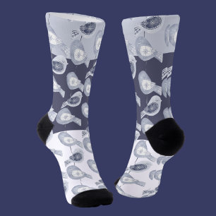 Chaussette Oiseaux bleus nordiques de Noël