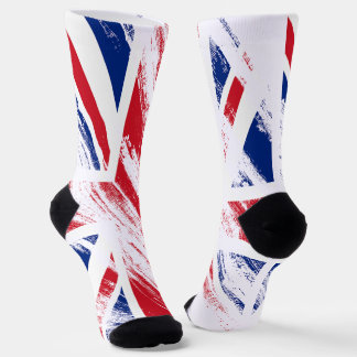 Chaussette Old Vintage Grunge United Kingdom Flag