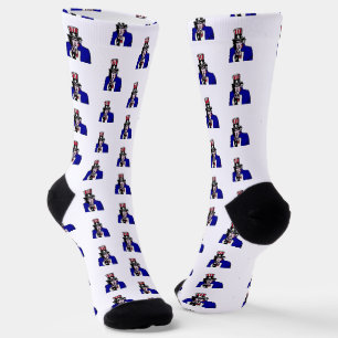 Chaussette Oncle Sam Patriotique