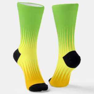 Chaussette Orange Jaune Vert