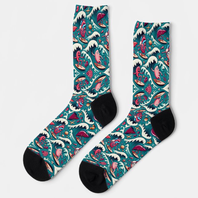 Chaussette Organes de surf (Gauche)