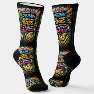 Chaussette Où acheter des chaussettes cool 00325 Too Many Tab