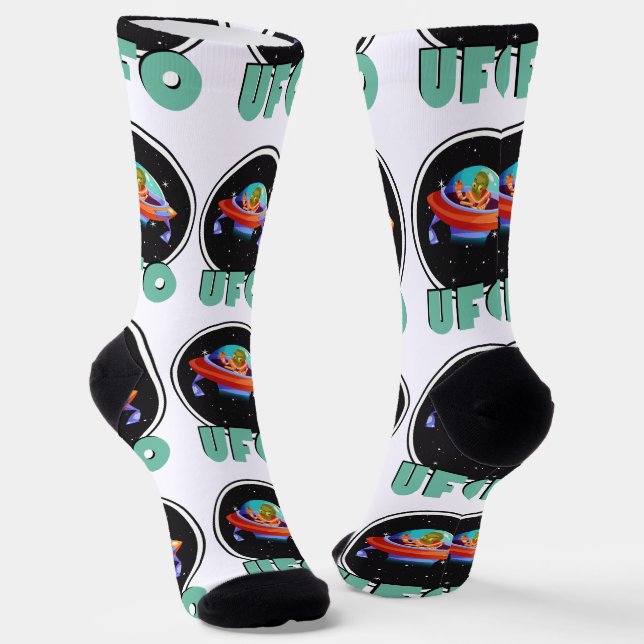 Chaussette ovni dans l'espace (Angulaire)