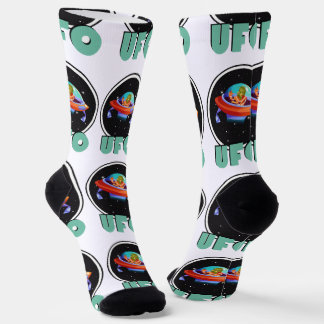 Chaussette ovni dans l'espace