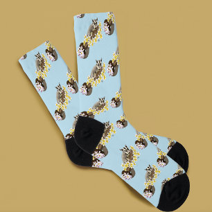 Chaussette Paillettes de sucre Cute Floral