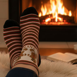 Chaussette Pain d'épices - Stripes de l'homme Chaussettes de 