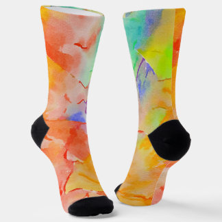 Chaussette Paint Stain Sustainable Premium Crew Socks