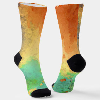Chaussette Paint Stain Sustainable Premium Crew Socks