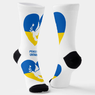 Chaussette Paix textuelle à l'Ukraine