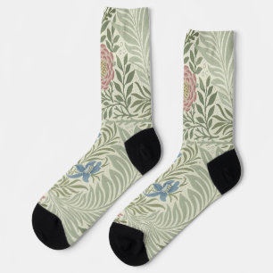 Chaussette Papier peint floral de William Morris Larkspur