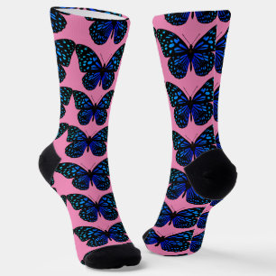 Chaussette Papillon bleu Thunder_Cove