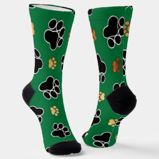 Chaussette Paquet de chien canin de luxe noir et bronzé