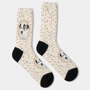 Chaussette Parson Jack Russell Terrier Peinture - Chien Art