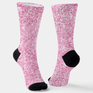 Chaussette Parties scintillant rose clair de luxe