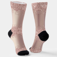 Parties scintillant rose or Blush Disques étincela