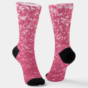Chaussette Parties scintillant rose rose pâle