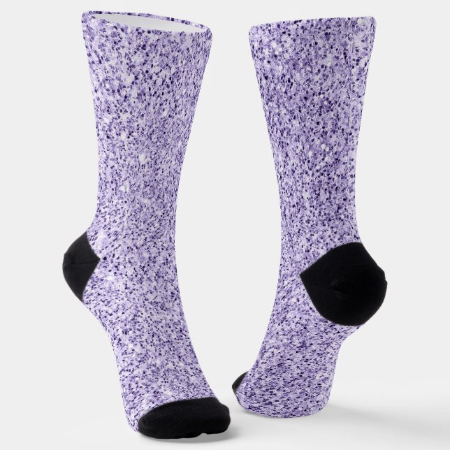 Chaussette Parties scintillant violette ultra violette (Angulaire)