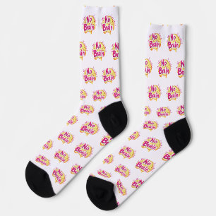 Chaussette Pas de Slogan drôle de cerveau