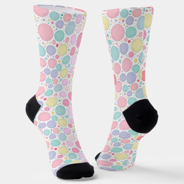 Chaussette Pastel Dots Un-Perfect Pattern (Angulaire)