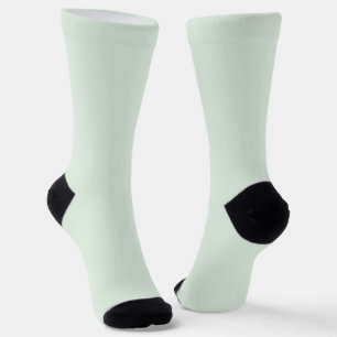 Chaussette Pastel Mint Vert couleur solide