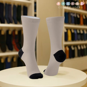 Chaussette Pâte de couleur beige marron clair doux uni
