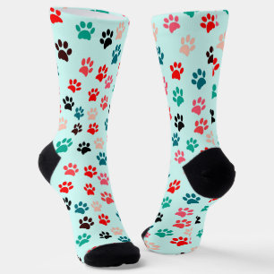Chaussette Paws Amoureux des chiens Amoureux des chats Chat M