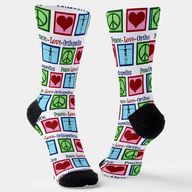 Chaussette Peace Love Orthopedics mignon Orthopedist (Angulaire)