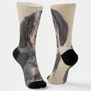 Chaussette Peinture de linge bluetick - mignon chien original