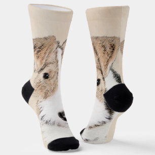 Chaussette Peinture Terrier de Renard de fil - Cute Original 