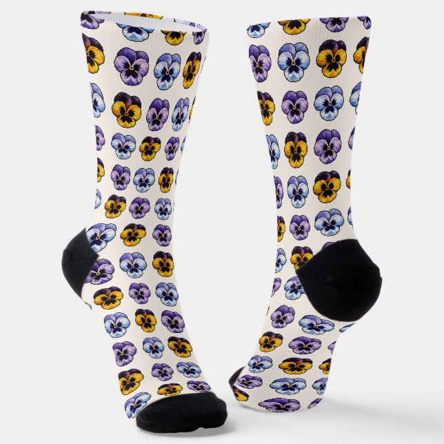 Chaussette Pensées (Angulaire)