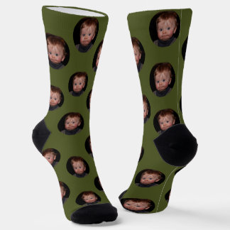 Chaussette Personalized Funny Face Photo Socks