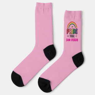 Chaussette Personnalisé City PINK LGBTQ+ Tride Rainbow Pride