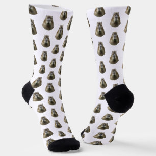 Chaussette Personnalisé drôle et mignon motif photo capybara