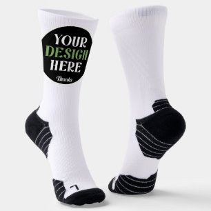 Chaussette personnalisé, unique, élégant et minimaliste bisou