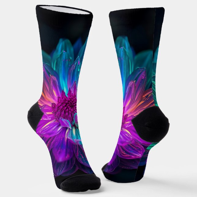 Chaussette Pétales de prisme macro (Angulaire)