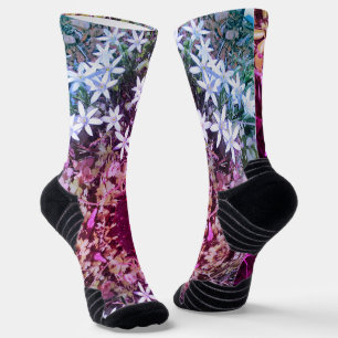 Chaussette Petites chaussettes de fleurs blanches