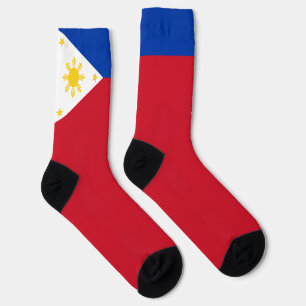 Chaussette Philippines Drapeau National Fierté Philippine Pat