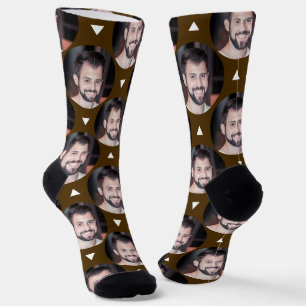Chaussette Photo Boyfriend pour Girlfriend Dark Brown Fun