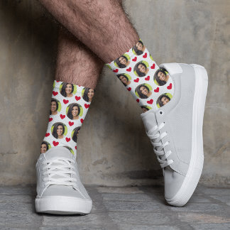 Chaussette Photo de Girlfriend For Boyfriend Saint-Valentin