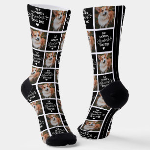 Chaussette Photo du meilleur papa de chien du monde