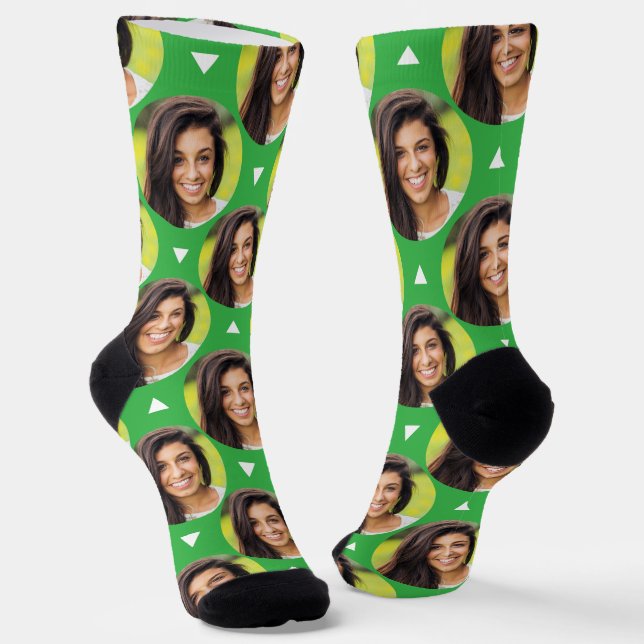 Chaussette Photo Girl friend pour le copain Fun Kelly Green (Angulaire)