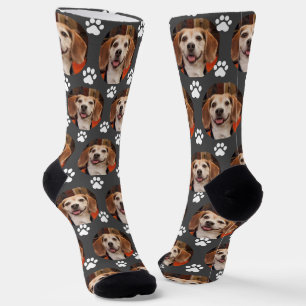 Chaussette Photo pour animaux de compagnie et Empreintes de p