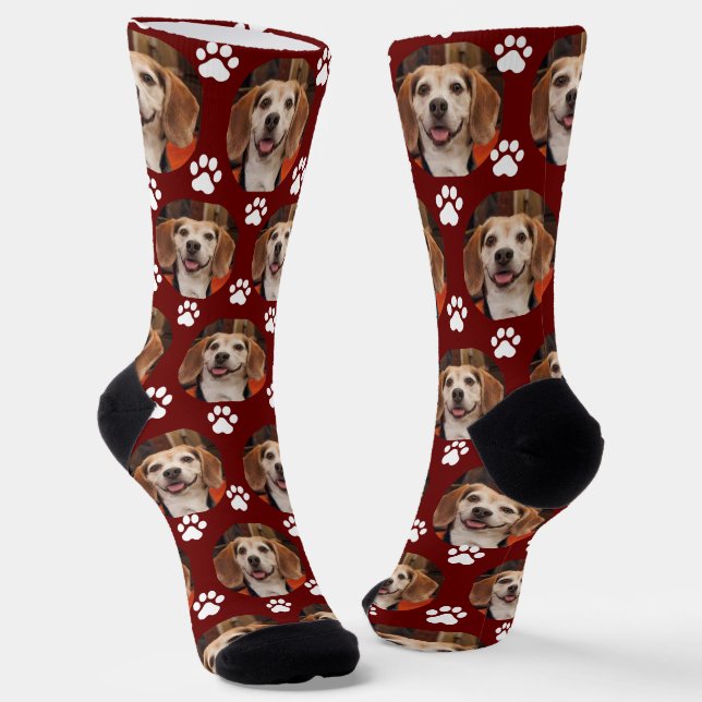 Chaussette Photo pour animaux de compagnie et Empreintes de p (Angulaire)