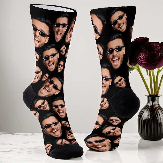 Chaussette Photo Visage Fantaisie Personnalisée Sur Toutes Le (Créateur téléchargé)