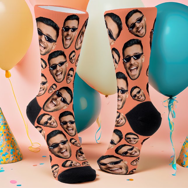 Chaussette Photo Visage Fantaisie Personnalisée Tout Sur Les  (Créateur téléchargé)