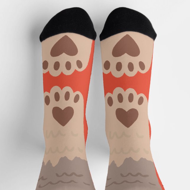Chaussette pied de chat (Haut)
