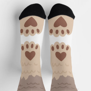 Chaussette pied de chat