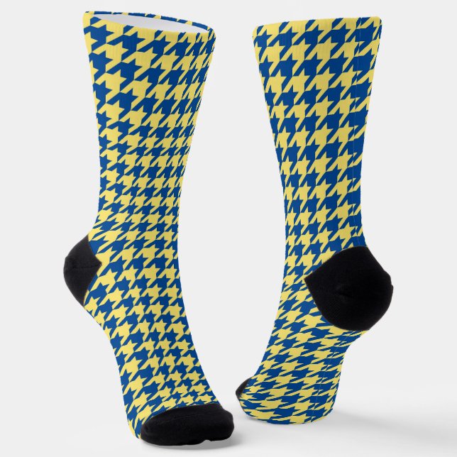 Chaussette Pied de fond bleu et vert (Angulaire)