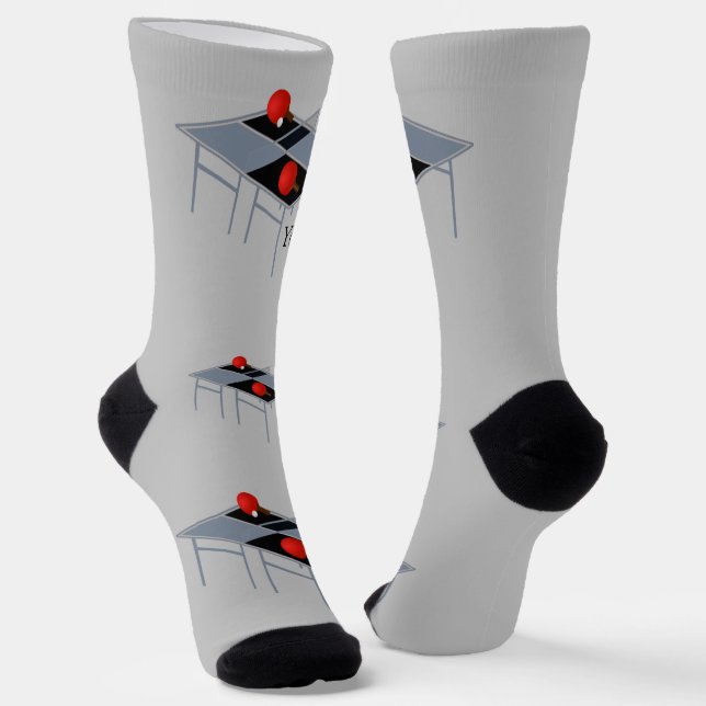 Chaussette Ping Pong Vous Avez Été Servi, Chaussettes D'Équip (Angulaire)