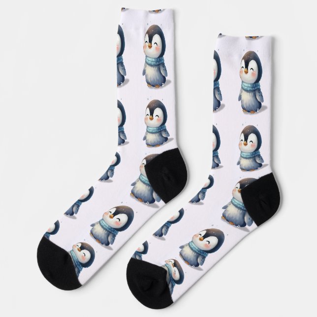 Chaussette Pingouin confortable - Chaussettes d'équipage (Gauche)